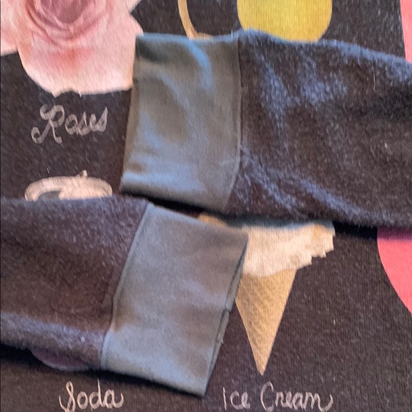 Wildfox Black Sweatshirt with Colorful Graphics - Picture 4 of 7